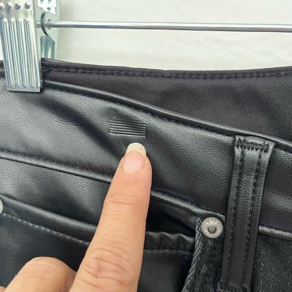 Abercrombie & Fitch Super Skinny Ankle Women Jeans Sz 6 Y2K Grunge Faux  Leather - Picture 9 of 11